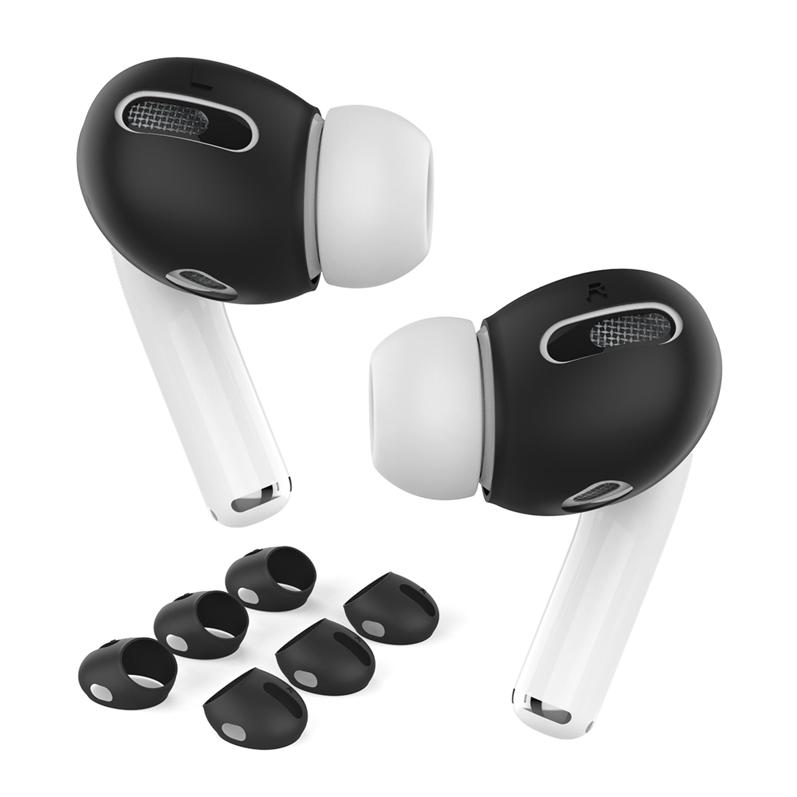 AHASTYLE PT76-PRO 3 Pairs for Apple AirPods Pro Earphone Soft Silicone Sleeve Slim Earbuds Cover AHASTYLE PT76-PRO 3 Pairs for Apple AirPods Pro Earphone Soft Silicone Sleeve Slim Earbuds Cover